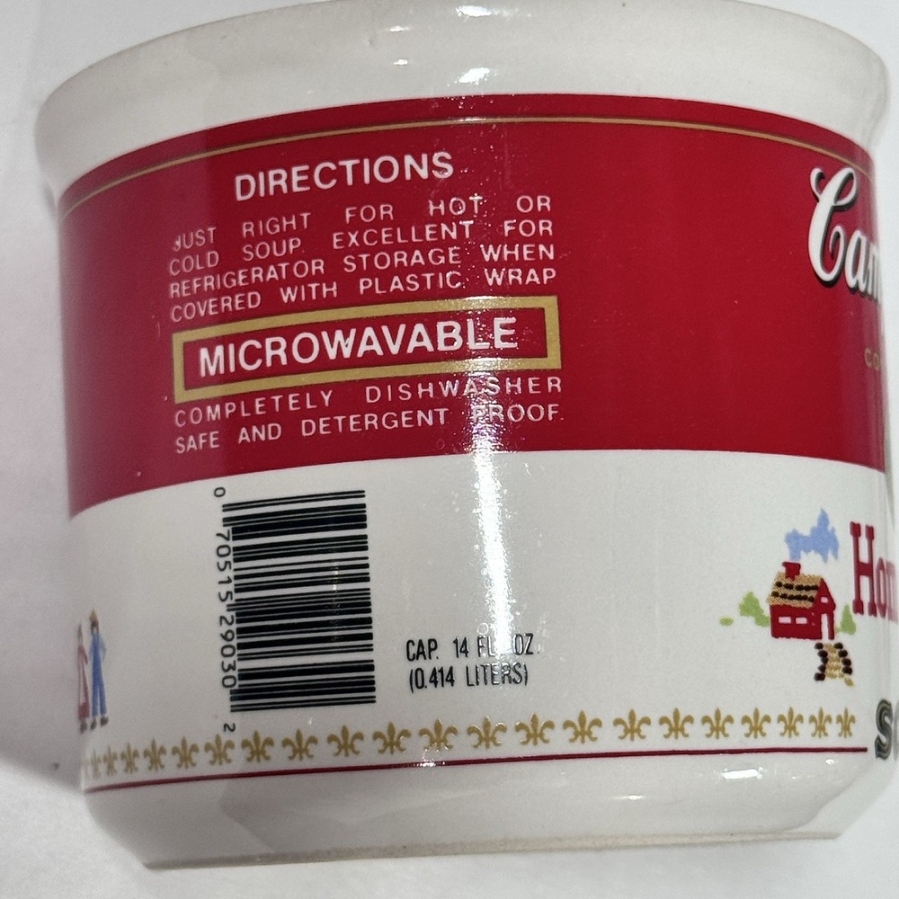 Campbell Soup‎ Mug And Plate Grilled Cheese Vintage Classic Winter - Picture 3 of 13